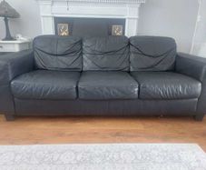 Ikea black sofa