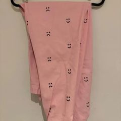 Lazy Oaf Pink Emoji Face Trousers Size S 36 8