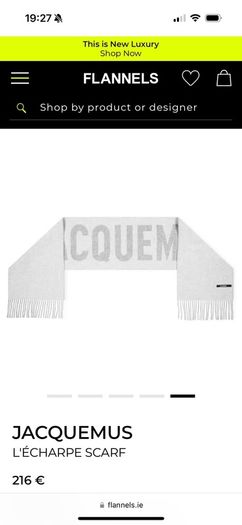 Jacquemus scarf hat and socks deal