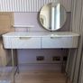 Next 'Valencia' Light Grey Solid Mango Wood Dressing Table - Mint Condition Image 8