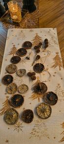 Dry Orange slices, christmas decoration, wreath making