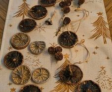 Dry Orange slices, christmas decoration, wreath making