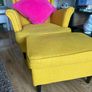 Ikea Armchair and footstool Image 3