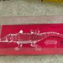 Crystal: Figurines Alligator, 5.1/2 boxed stamp from the Swiss glass manufacturer Glasi Hergiswil, indicating it was handmade in Switzerland since 1817Designer: Roberto Nieder . Image 7