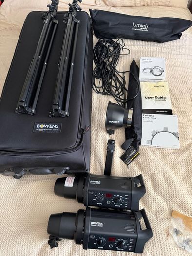 Bowens Gemini Gm500R Pulsar Two Headed Studio Kit