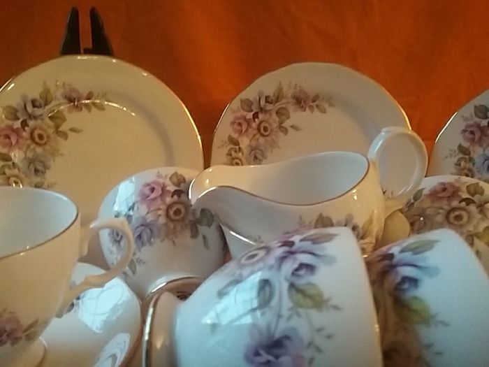 Gainsborough Lavender Floral ChinaTeaset