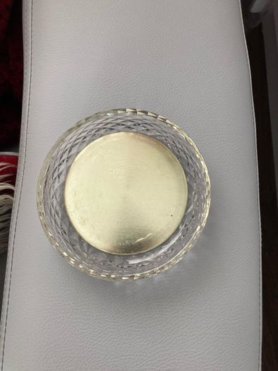 Crystal "rare "coaster /trinket dish PRICE DROP