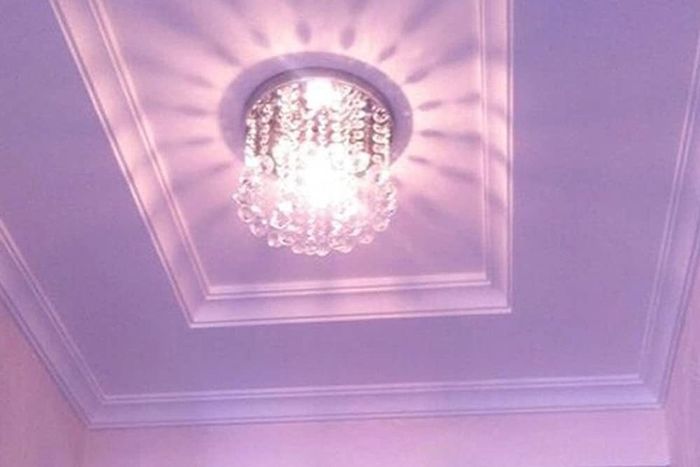 Mini Style 1-light Flush Mount Crystal Chandelier (FREE POSTAGE)