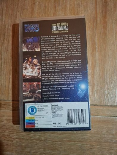 Doctor Who VHS Underworld in very good condition