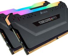 RGB LED Illuminated Memory Kit - Black DDR4 .