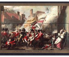 1981 Jersey Bicentenary of Battle of Jersey The Death of Major Pelsron by JS Copley Commemorative Stamps Miniature Sheet Mint Never Hinged (MNH)