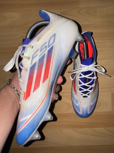Adidas F50 Elite SG Cloud White Solar Red Lucid Blue IF1299