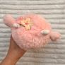 Miniso Pink Blossom Lamb Plush Yellow Flower Sheep approx. 27 cm. Used Please see photos Image 8