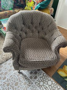 retro armchair