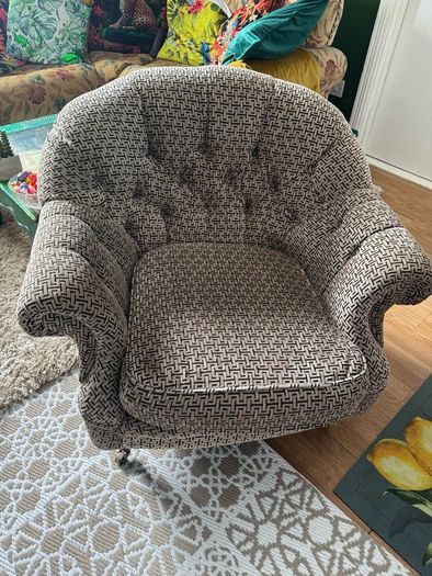 retro armchair