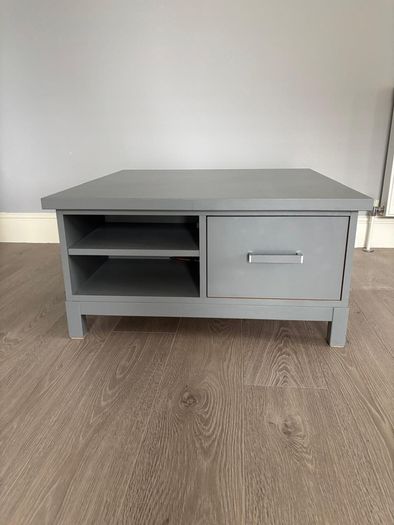 Grey Oak Veneer Obin Coffee Table/TV Stand