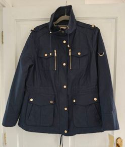 Michael Kors jacket BNWT. Size XL. Navy with gold detailing.