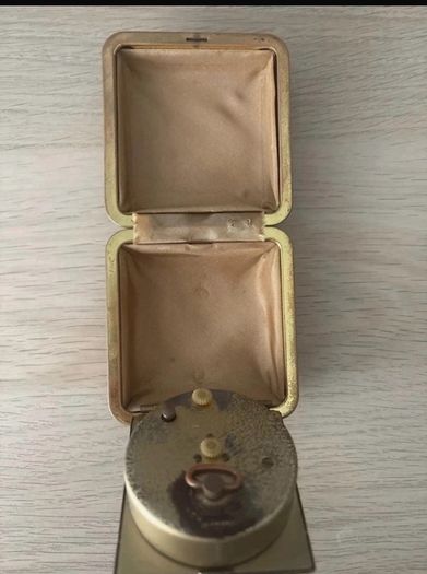 vintage german travel clock