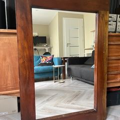 Dark wood Mirror
