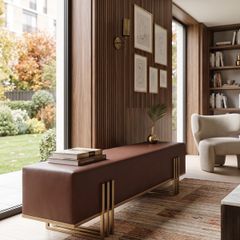 Aurora Modern Extended Lounge Bench 180 cm