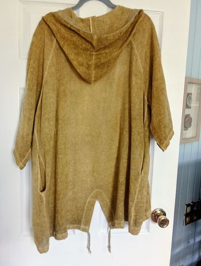Hooded Linen Top