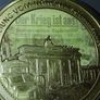 WW2 Germany Gold plated proof XXL coin medal 110 grams Image 3