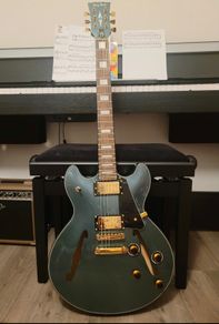 Harley Benton HB-35Plus Gun Metal Blue