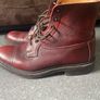 Tricker's Grassmere Lace up Boots Mens Burgundy Size UK9.5 Trickers Image 2