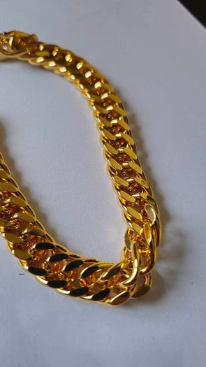 24K Gold Bracelet for men 2 months Warrenty