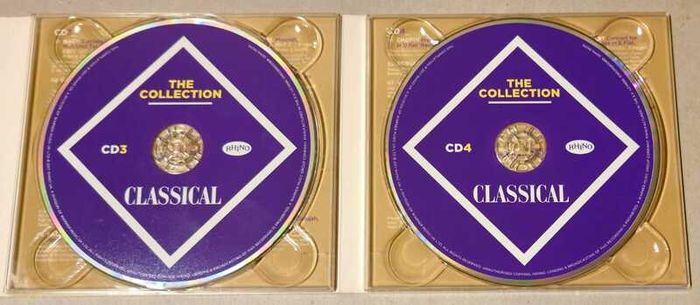 4 CD's The Collection Classical - The Ultimate classical masterpieces, VG condition.