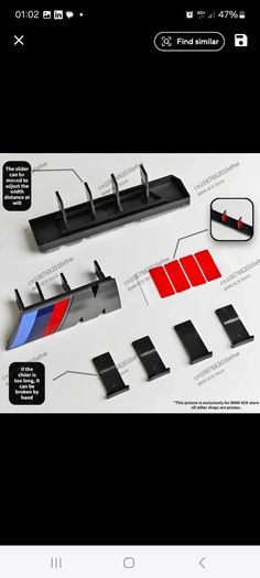 Bmw Gloss Black M Logo X1 X2 X3 X4 X5 X6 F48 G01 E84 E83 F39 F10 F30 G11 G07 G86 G80 G60 E60 E46 3d Car Front Grille Badge Emblem