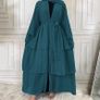 Brand New OBEEII Abaya Muslim Women Chiffon Loose Long Cardigan Image 3