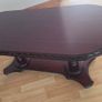Dark Mahogany Wood Coffee Table Image 3