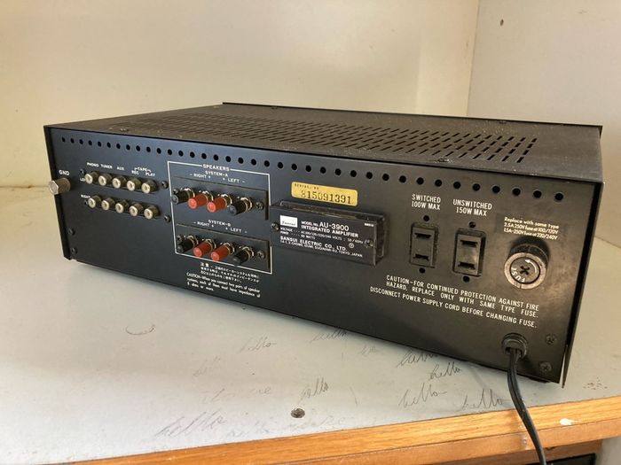 Sansui AU-3900 Integrated Amplifier