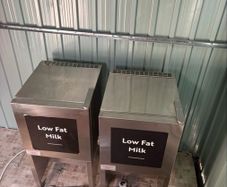 Milk fridges