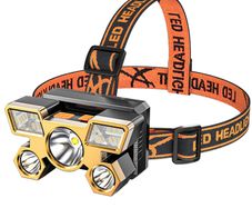 Rechargeable Headlamp Powerful LED Camping Light Waterproof