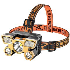 Rechargeable Headlamp Powerful LED Camping Light Waterproof