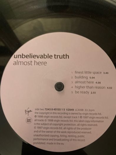 Unbelievable Truth - Almost Here