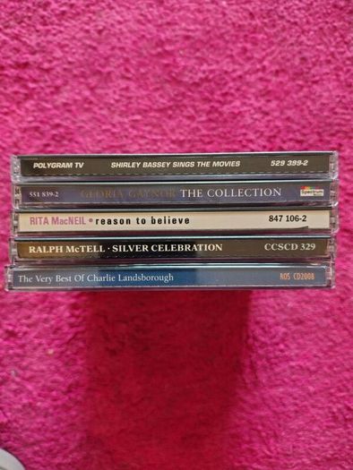 5 CD like new. Shirley Basset, Gloria Gaynor, Rita McNeil, Ralph McTell, Charlie Landsborough