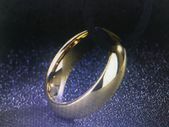 Gold Filled Titanium Steel Wedding Rings