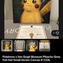 Pokemon Canvas Pikichu numbered and coa Image 4
