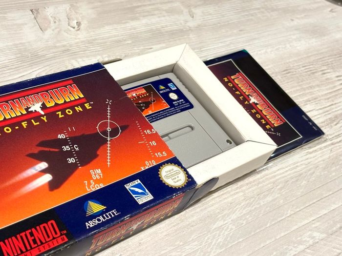 Turn and Burn: No Fly Zone for Nintendo SNES - Boxed