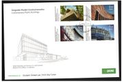 2013 Ireland Contemporary Public Buildings (Glucksman Gallery, Cork Institute of Technology, Croke Park, Fingal County Hall) Commemorative Stamp An Post First Day Cover (FDC)