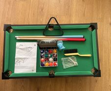 Mini Billiard Pool Table 64 x 36 cm with Accessories