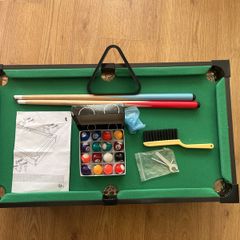 Mini Billiard Pool Table 64 x 36 cm with Accessories