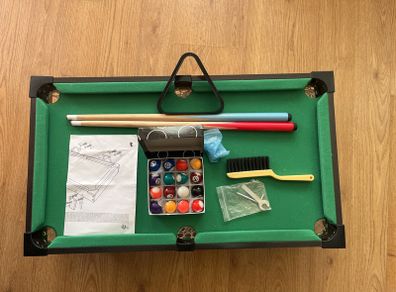 Mini Billiard Pool Table 64 x 36 cm with Accessories