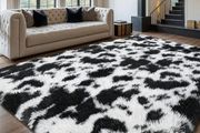 Living Room 200x300cm, Grey Area Rugs for Bedroom, Washable Anti Slip Extra Large Shaggy Soft Rug Fluffy Modern Floor Carpets Mat Beside Carpet for Kids Living Room