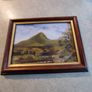 SMALL Irish Landscape Oil Painting ON BOARD.  Sugar Loaf Co.Wicklow Ireland Image 3