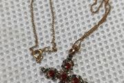 Sterling silver cross pendant necklace