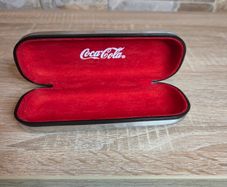 Vintage Coca Cola Metal Glasses case